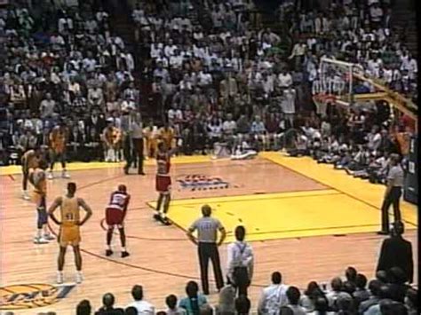 1991 NBA Finals Game 2: Lakers vs Bulls, June 5, 1991.